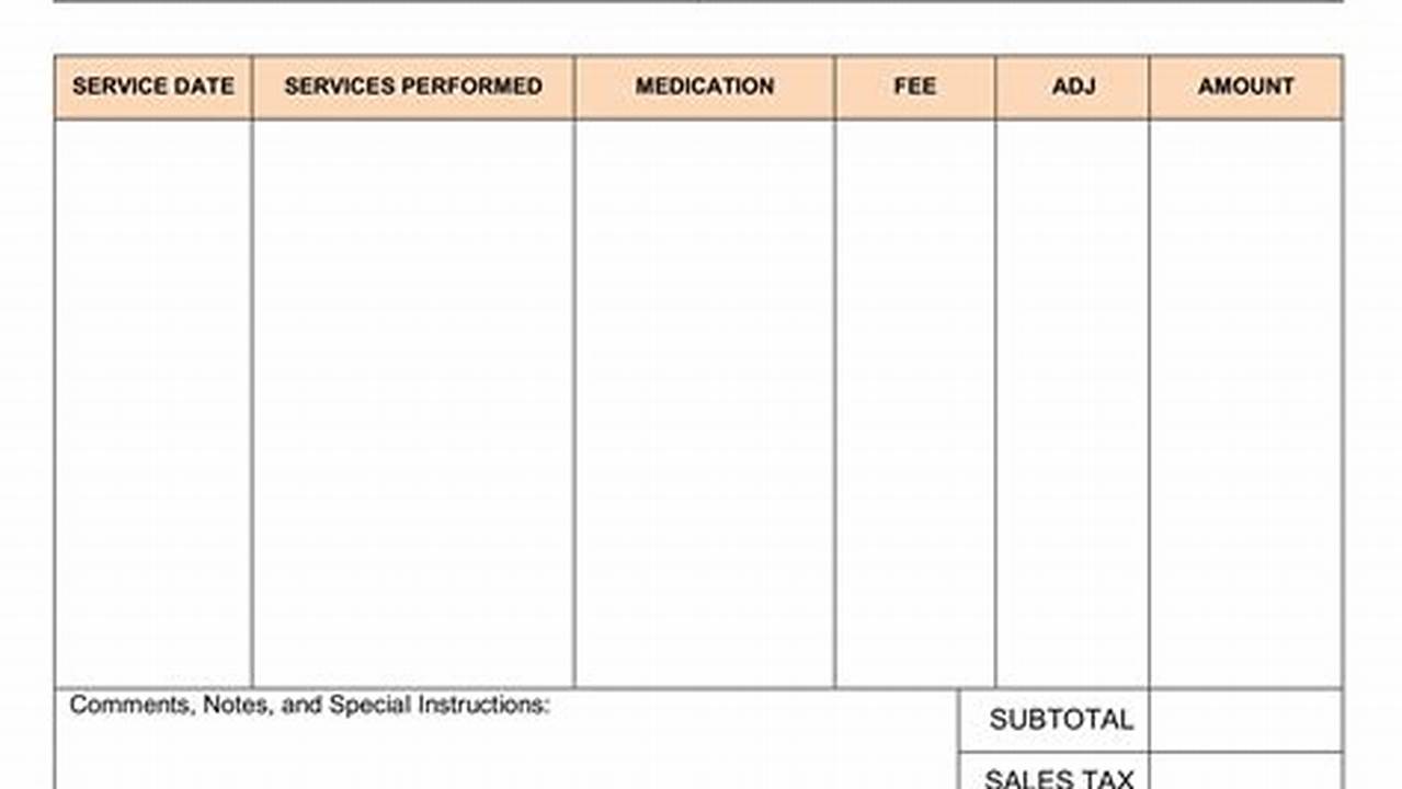 Medical Invoice Template: A Comprehensive Guide for Healthcare Providers