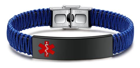 MedicAlert Foundation Stretch Band Medical Alert ID Bracelet, Gold