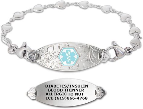 medical alert women's bracelets