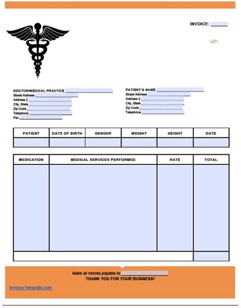 Medical Billing Invoice Template: A Comprehensive Guide