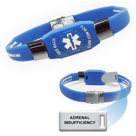 medical bracelet for adrenal insufficiency