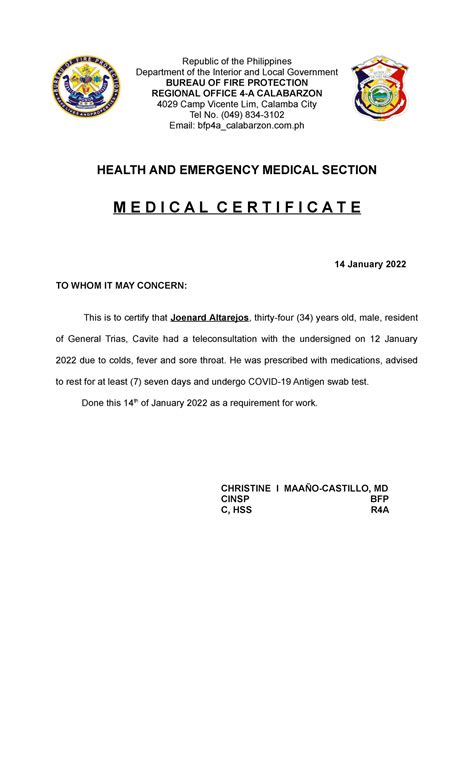 Australian Doctors Certificate Template Popular Professional Template
