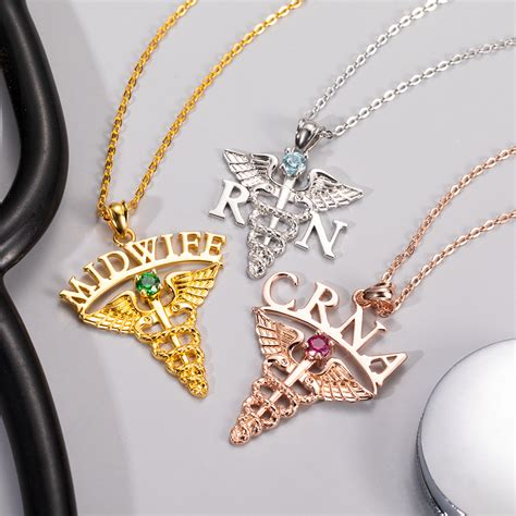 medical charm necklace