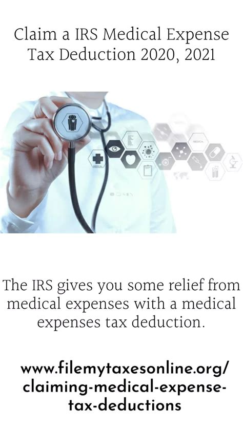 medical expenses tax deduction 2020