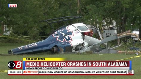medical helicopter crash in alabama