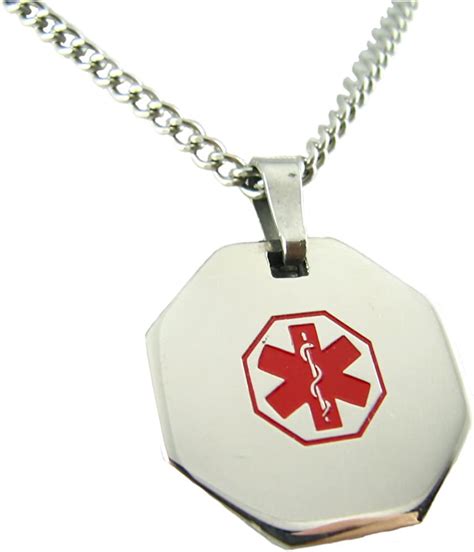 medical necklaces for men amazon