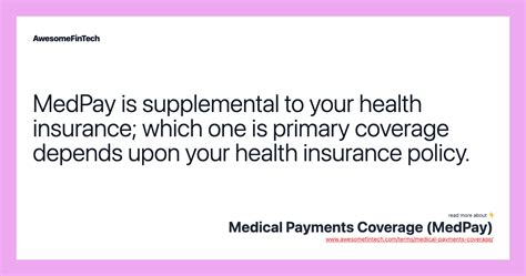 medical payments coverage example