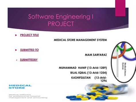Medical Store Management System Software Engineering Project