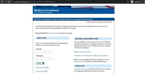 medicare pecos provider login