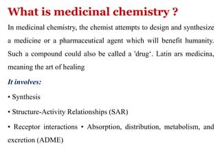 medicinal chemistry definition iupac