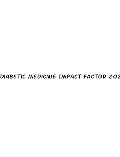 medicine impact factor 2022