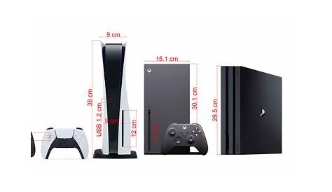 Especificaciones y dimensiones oficiales de la consola PS5 - GameOverLA.com
