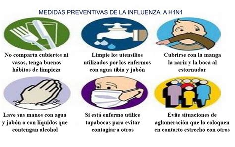 medidas preventivas para la gripe ah1n1