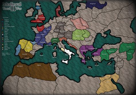 Medieval Total War 2 Map