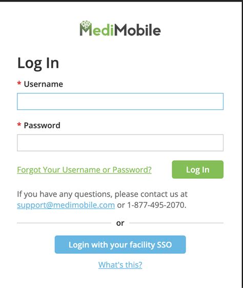 MediMobile Messaging Login