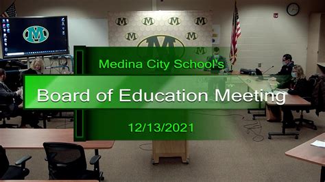 medina city schools board meeting