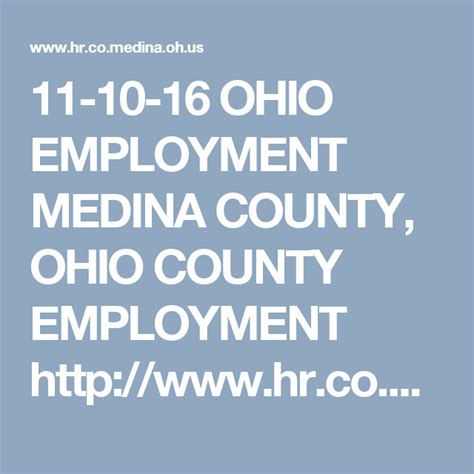 medina county ohio jobs