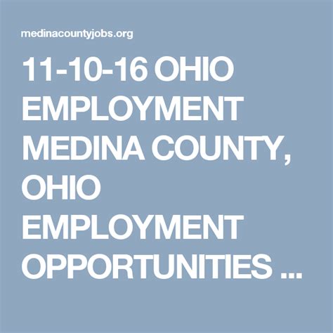 medina ohio jobs listings