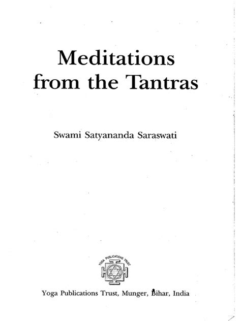 meditations from the tantras pdf