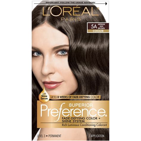 Perfect Medium Ash Brown Hair Color Loreal For Long Hair