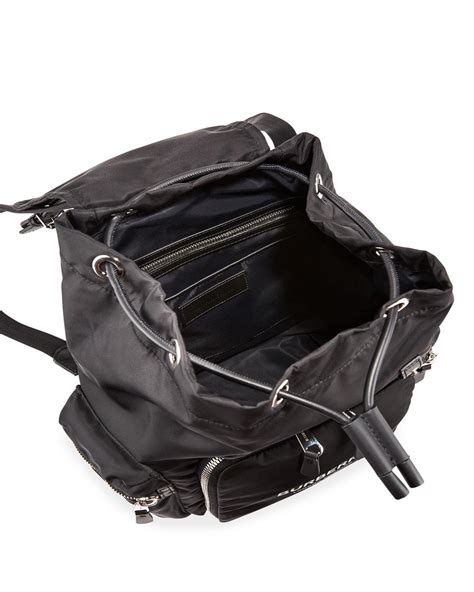 Medium Backpack In Nylon With Drawstring