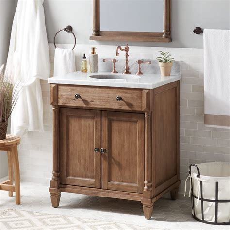 Medium Brown Bathroom Vanity