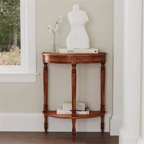 Medium Brown Console Table