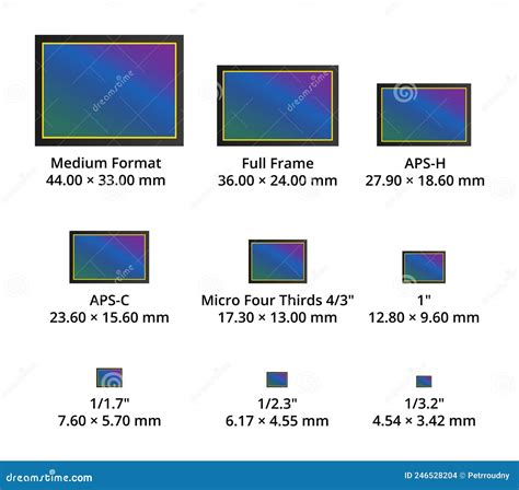 Medium Format Digital Camera Sensor Sizes