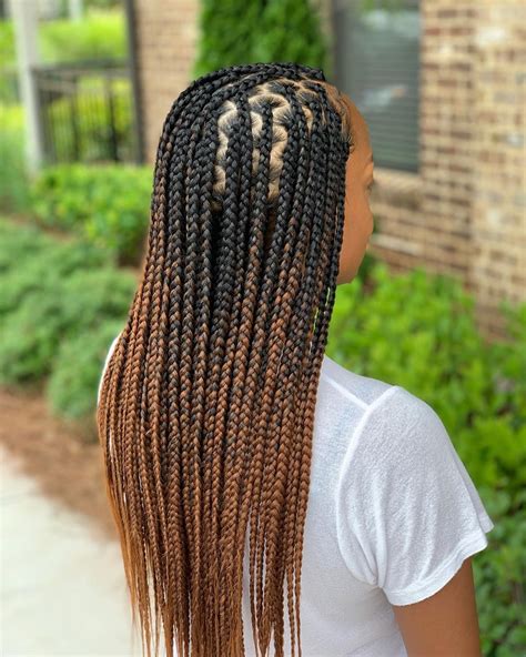 This Medium Knotless Box Braids Mid Back Length For Long Hair