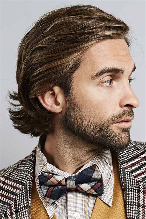  79 Gorgeous Medium Length Mens Hairstyles Straight Hair For New Style