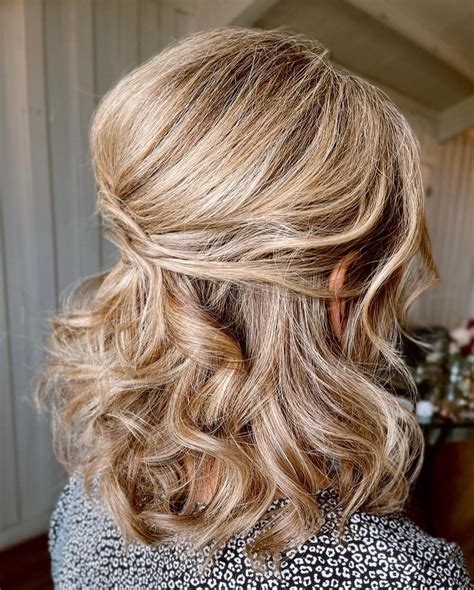 Stunning Medium Length Mother Of The Bride Hairstyles Half Up Half Down For Long Hair