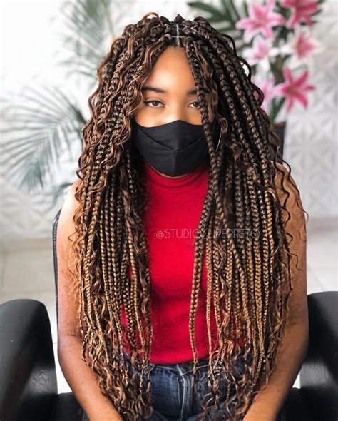 Medium Ombre Box Braids
