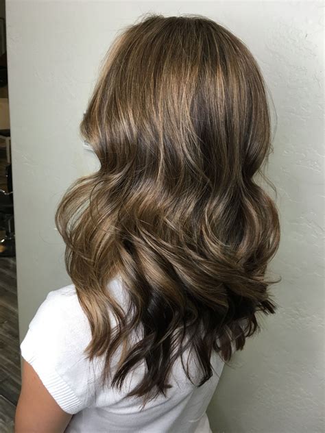 Perfect Medium Soft Brown Hair Color With Simple Style
