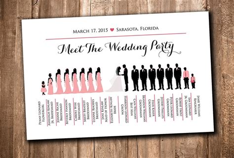 Meet The Wedding Party Examples jenniemarieweddings