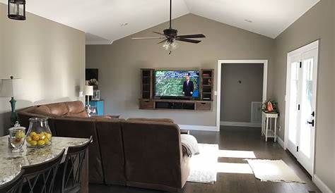 Sherwin Williams Mega Greige Greige living room, Perfect