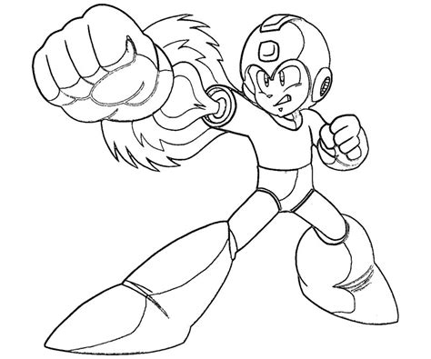Megaman Printable Coloring Pages Coloring Home