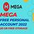 mega personal create account login