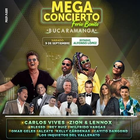 mega concierto bucaramanga 2023