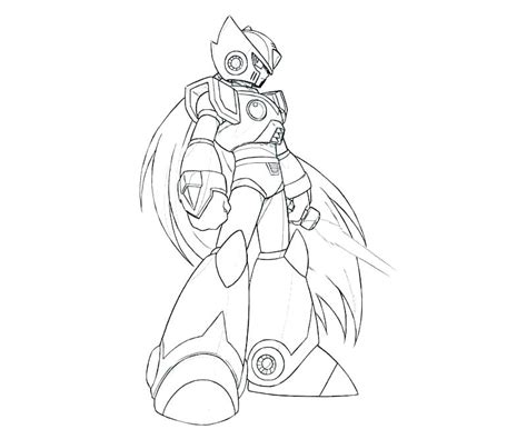 Mega Man Zero Coloring Pages