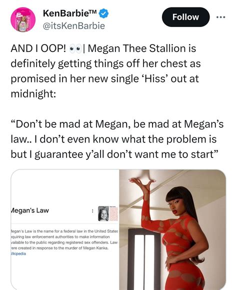 megan's law megan thee stallion