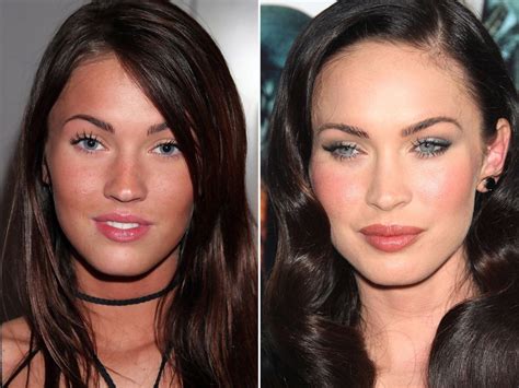 megan fox before and after photos