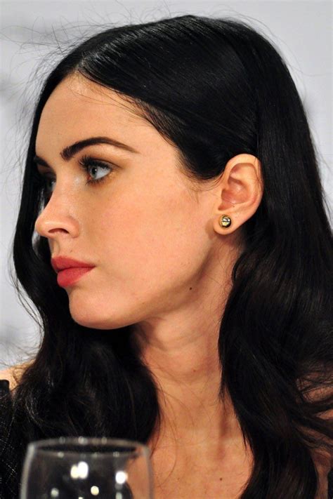 megan fox side profile