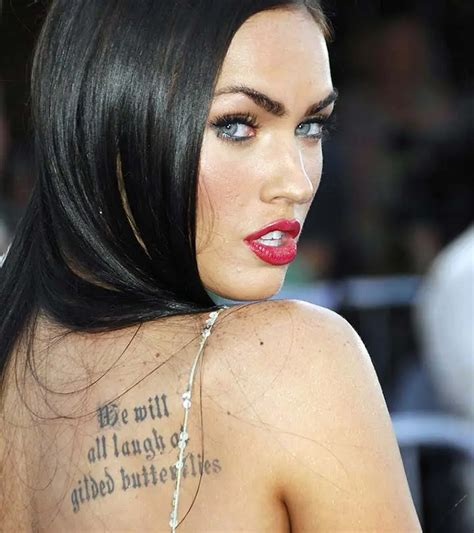 megan fox tattoos and meanings