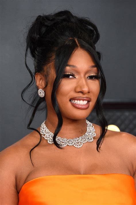 megan thee stallion with makeup