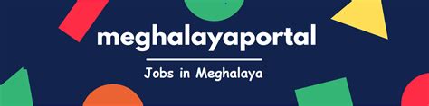 meghalaya job portal notification
