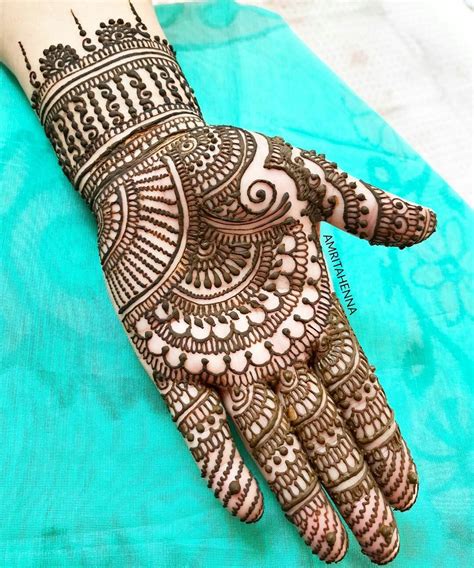 New Full Hand simple mehandi design easy and beautiful / Bharwa Mehndi