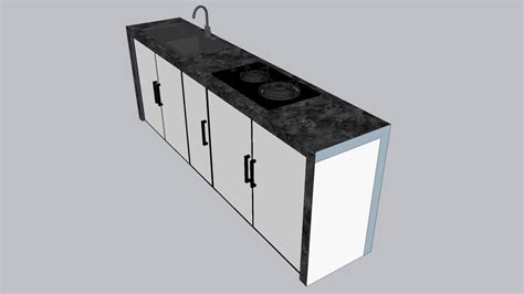 meja dapur 3d warehouse