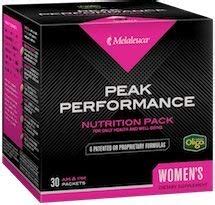 melaleuca peak performance side effects