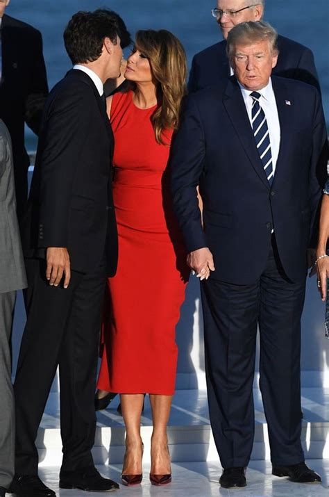 melania and justin trudeau picture