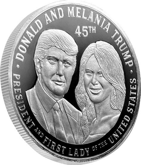 melania trump coin silver